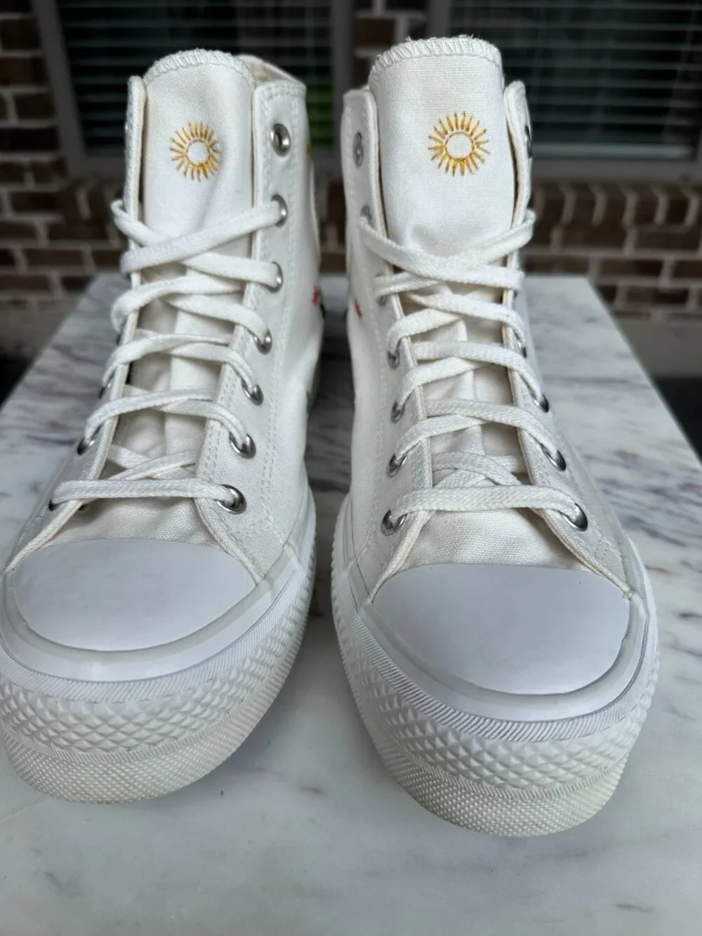Converse Chuck Taylor All Star High Platform Sneaker It's Okay To Wander Sz 10